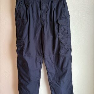 5.11 Tactical Navy Blue Cargo Pants with Utility Pockets